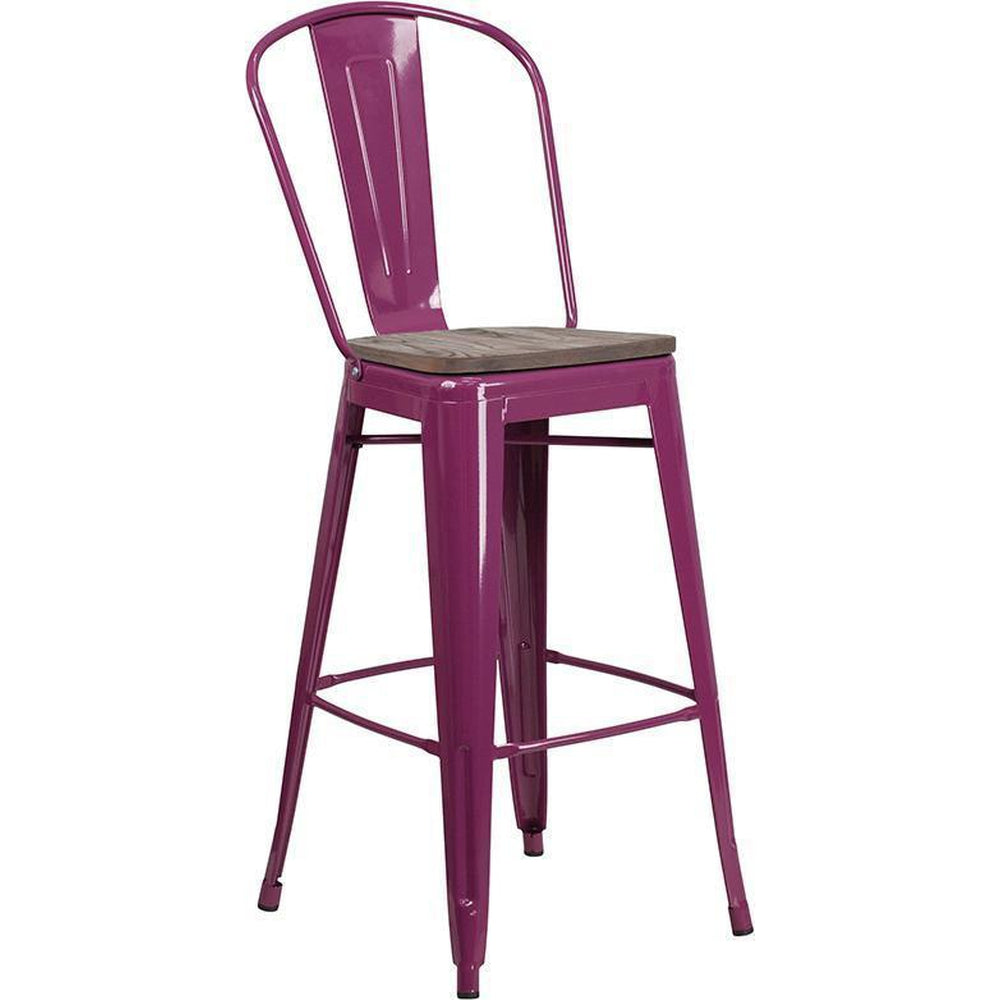 Purple barstool online