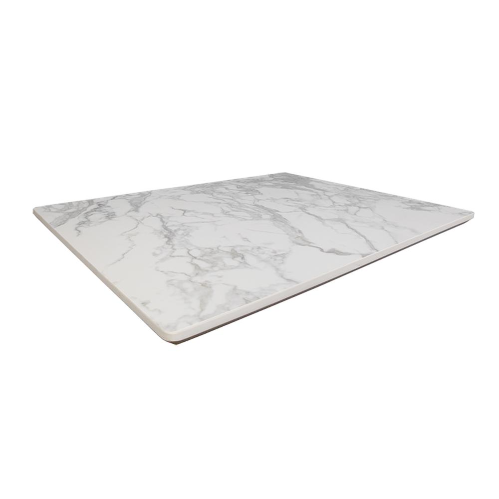 Gray Marble Pattern Sintered Stone Outdoor Table Top Restaurant