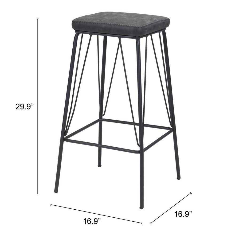 Samuel Upholstered Vintage Bar Stool