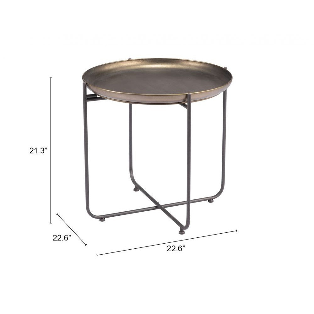 Bronson Side Table Bronze