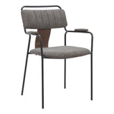 Couva Upholstered Metal Dining Chair