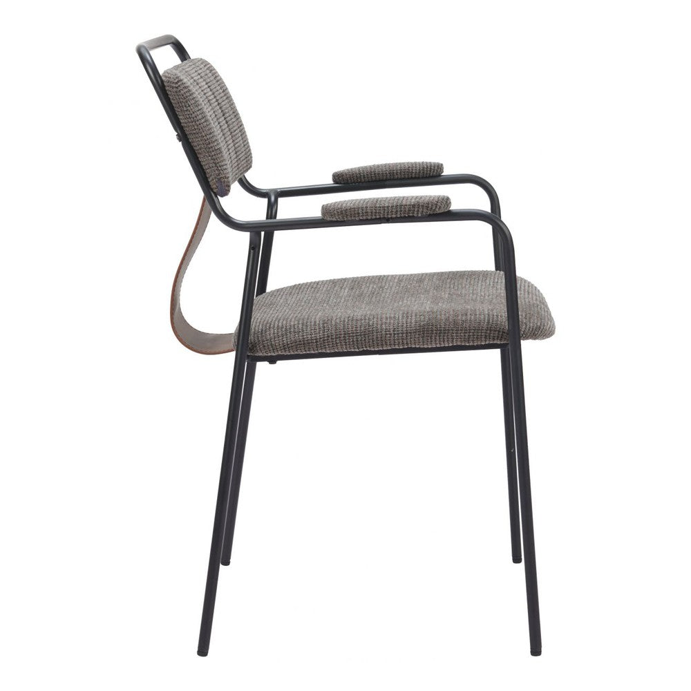 Couva Upholstered Metal Dining Chair