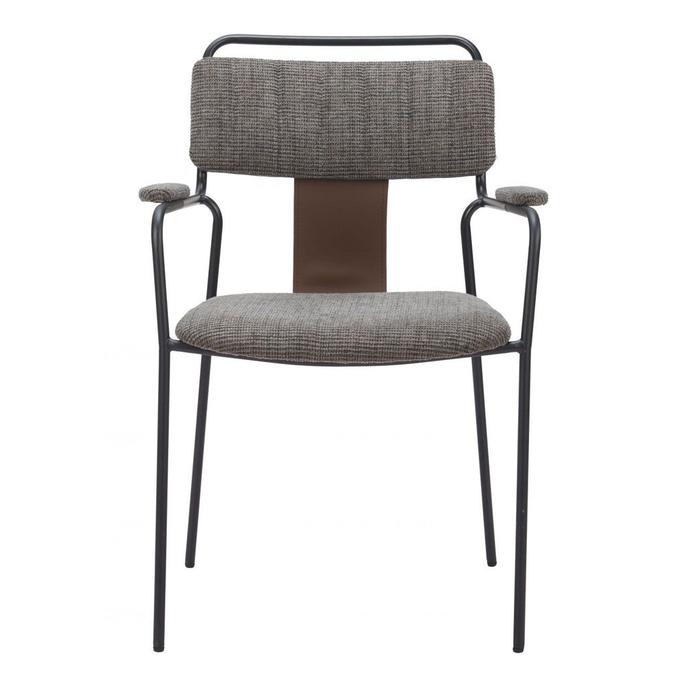 Couva Upholstered Metal Dining Chair