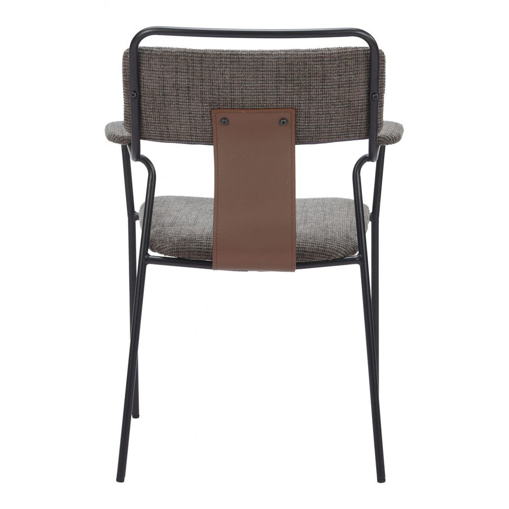 Couva Upholstered Metal Dining Chair