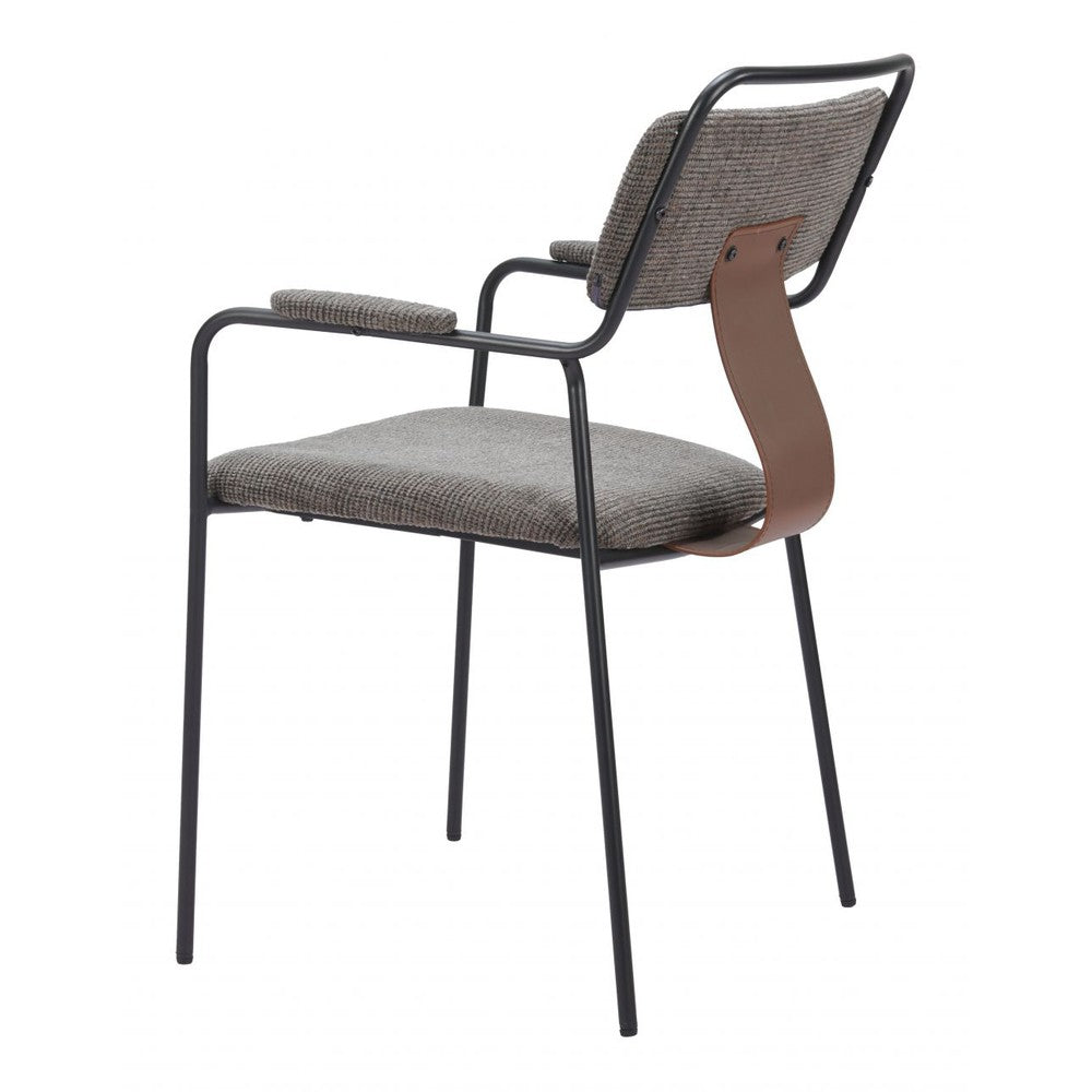 Couva Upholstered Metal Dining Chair