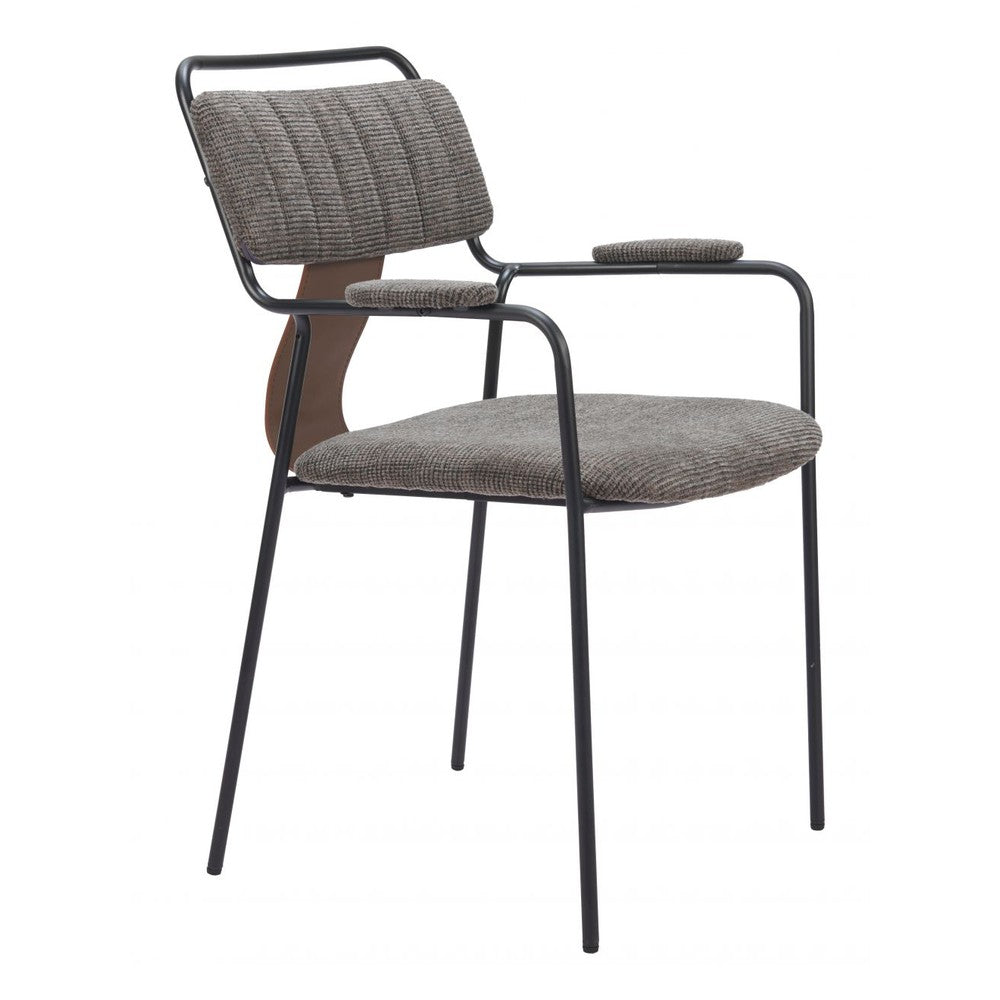 Couva Upholstered Metal Dining Chair