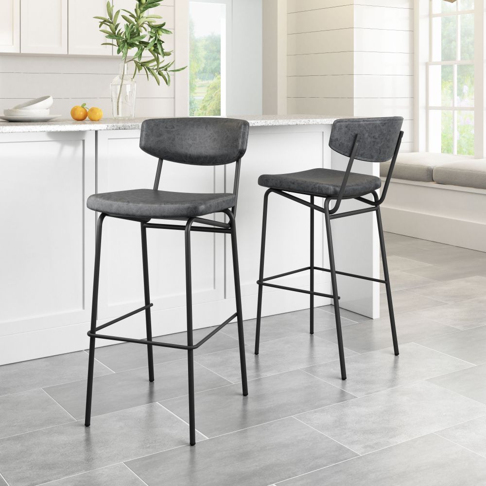 Charon Upholstered Bar Stool