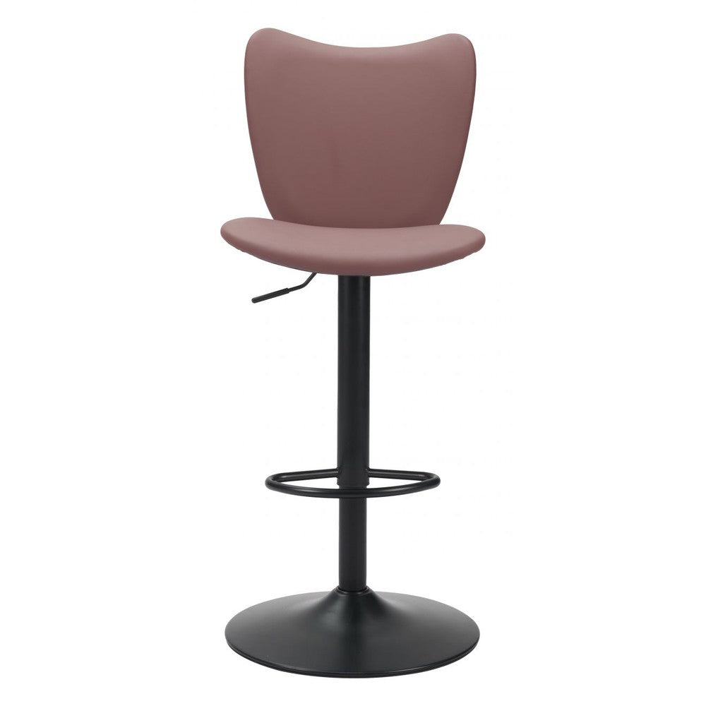 Elevate Upholstered Metal Bar Stool