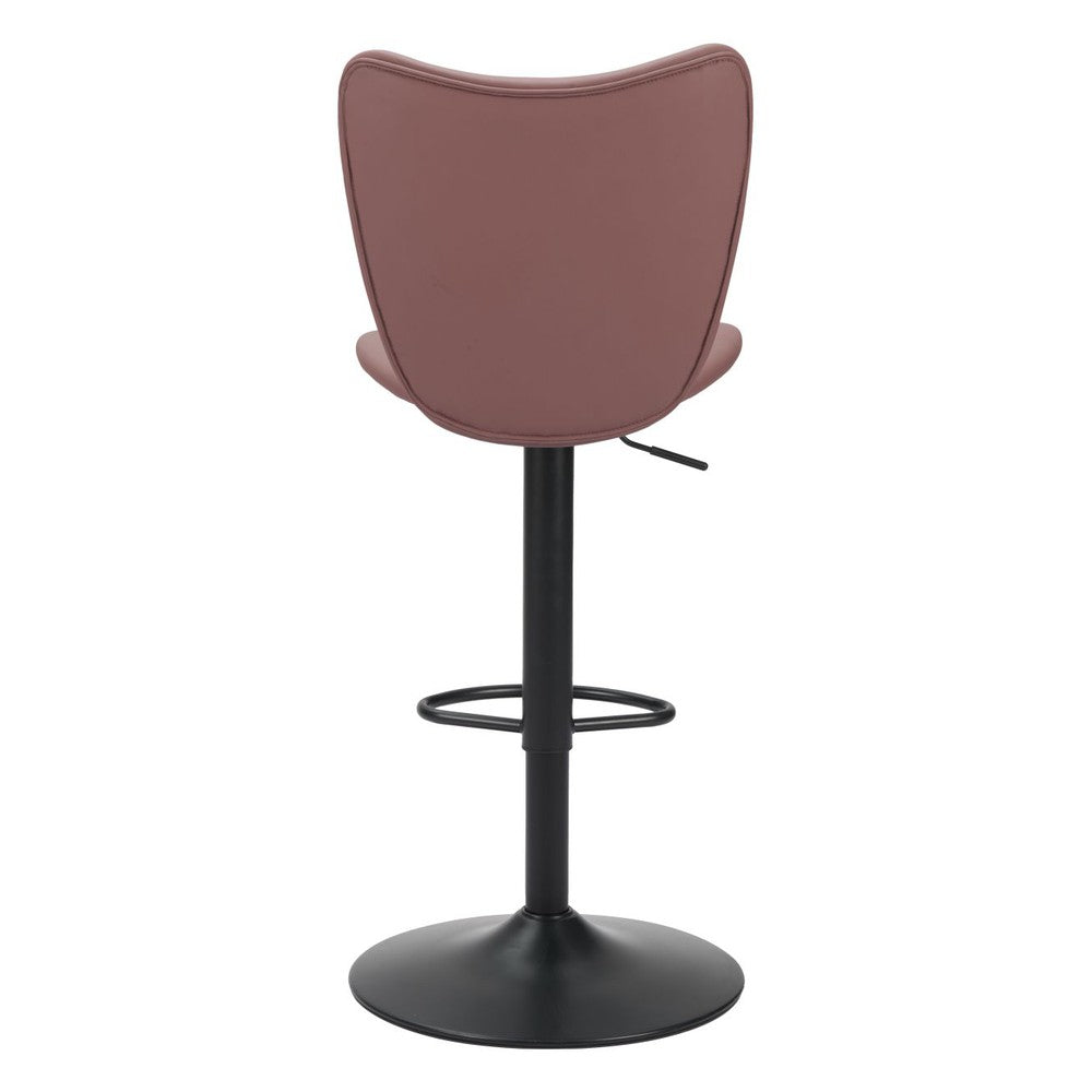 Elevate Upholstered Metal Bar Stool