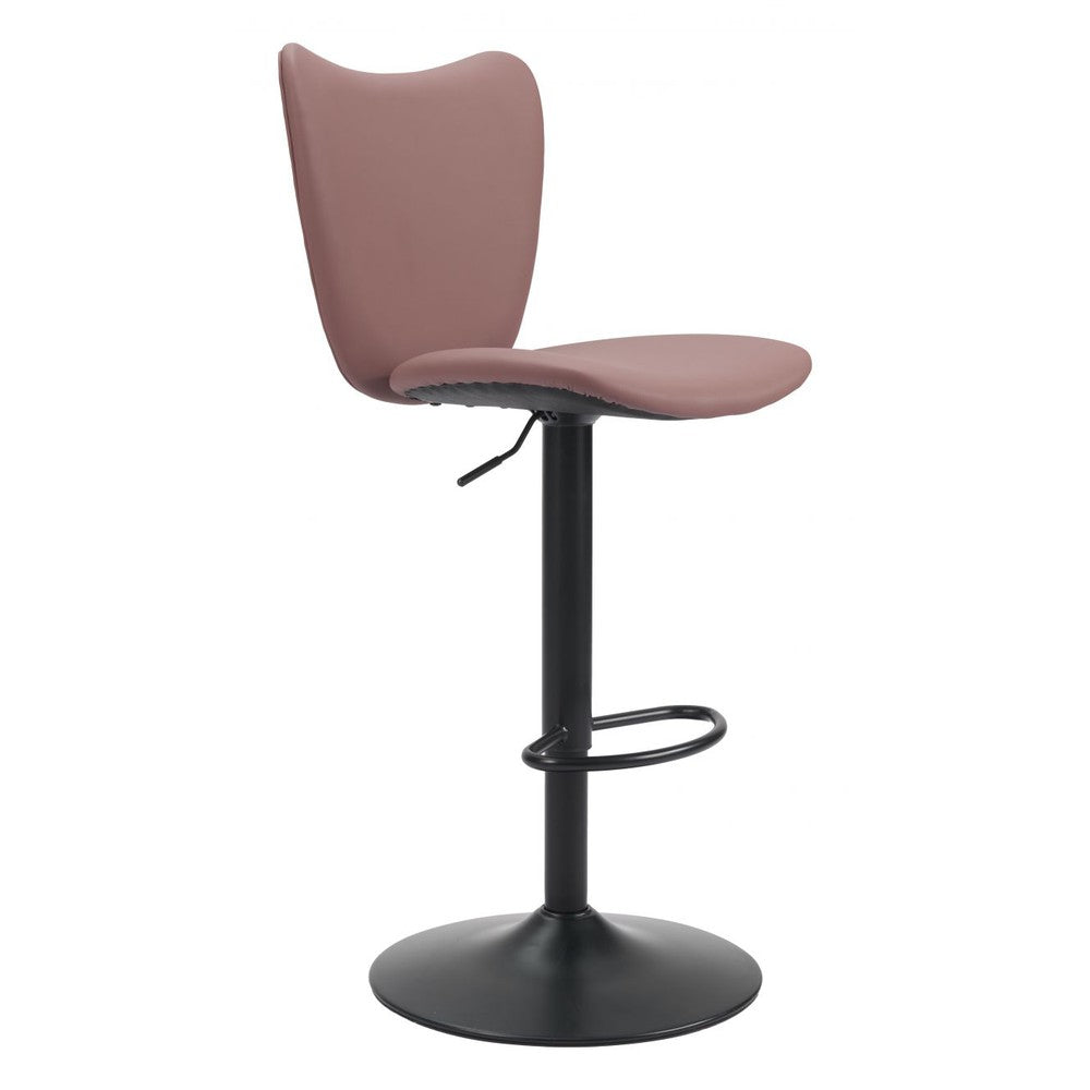 Elevate Upholstered Metal Bar Stool