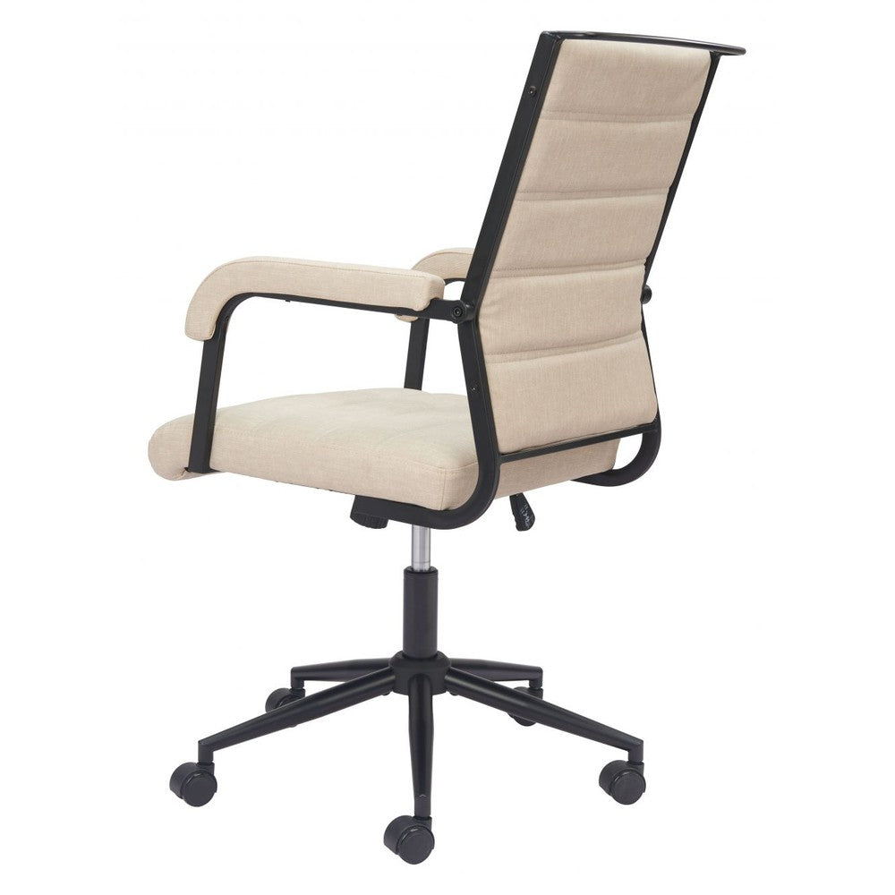 Auction Office Chair Beige