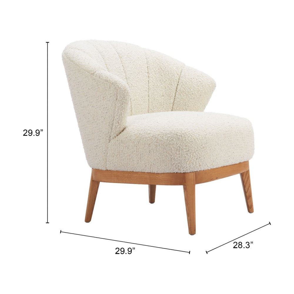 Leque Upholstered Accent Chair