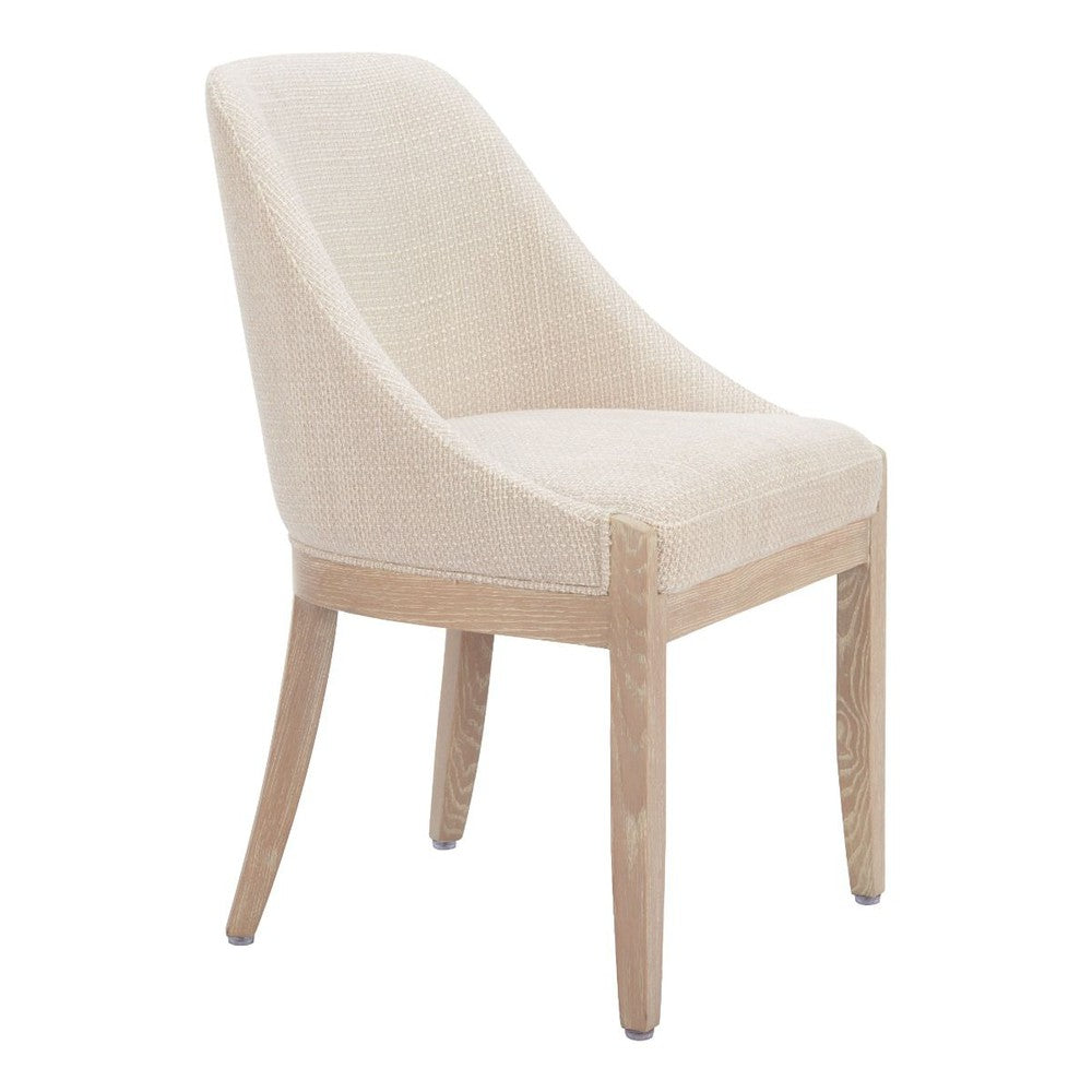 Calmo Upholstered Wood Dining Chair