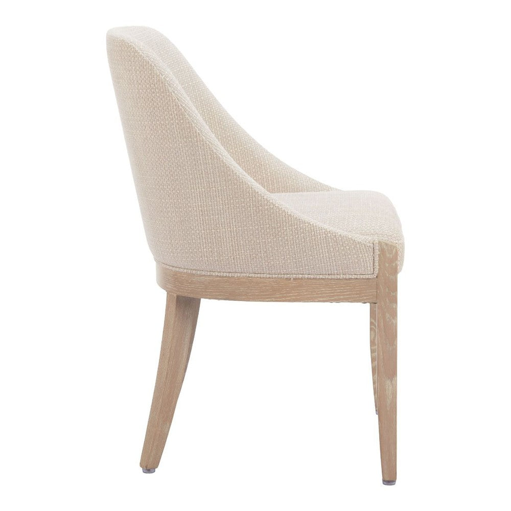 Calmo Upholstered Wood Dining Chair