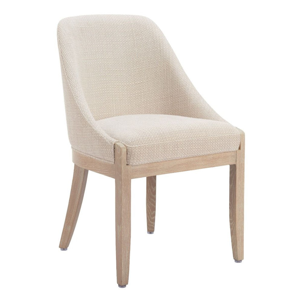 Calmo Upholstered Wood Dining Chair