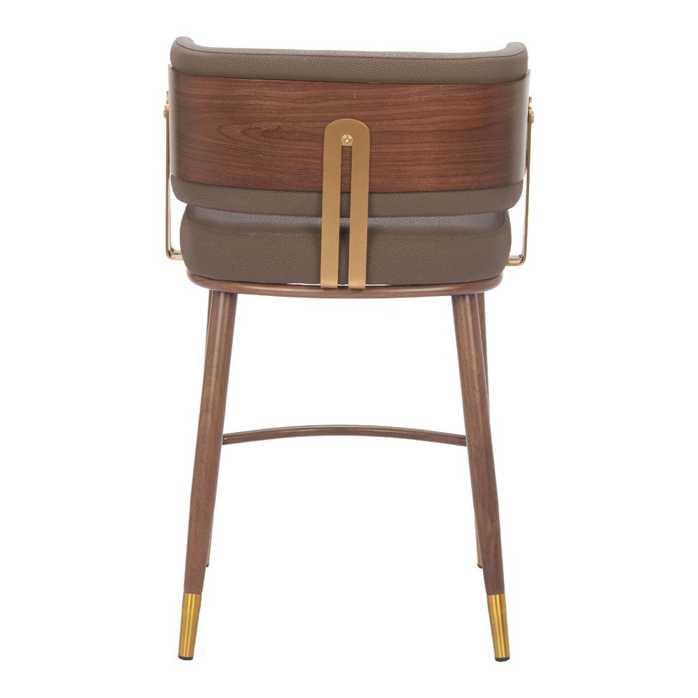 Brew Upholstered Metal Counter Stool