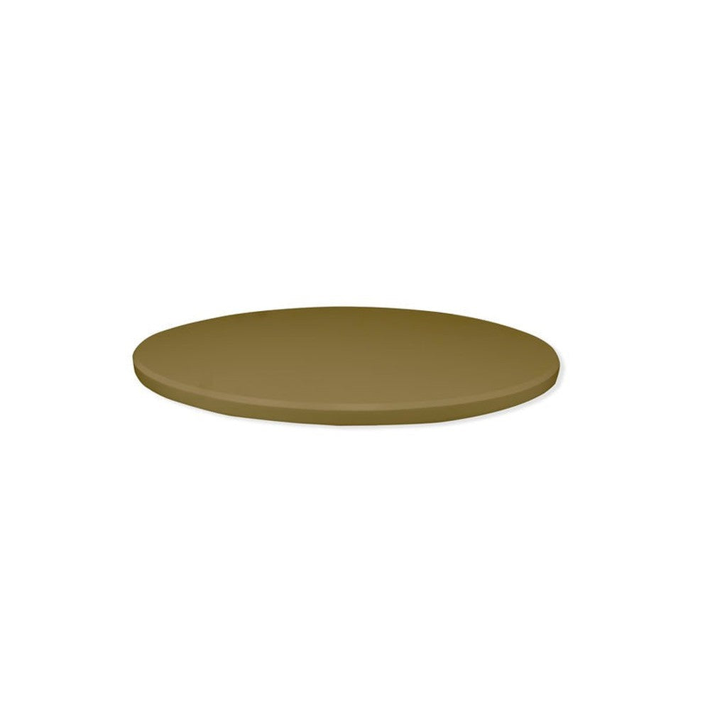 Beige Solid Color Powder Coated MDF Outdoor Table Tops