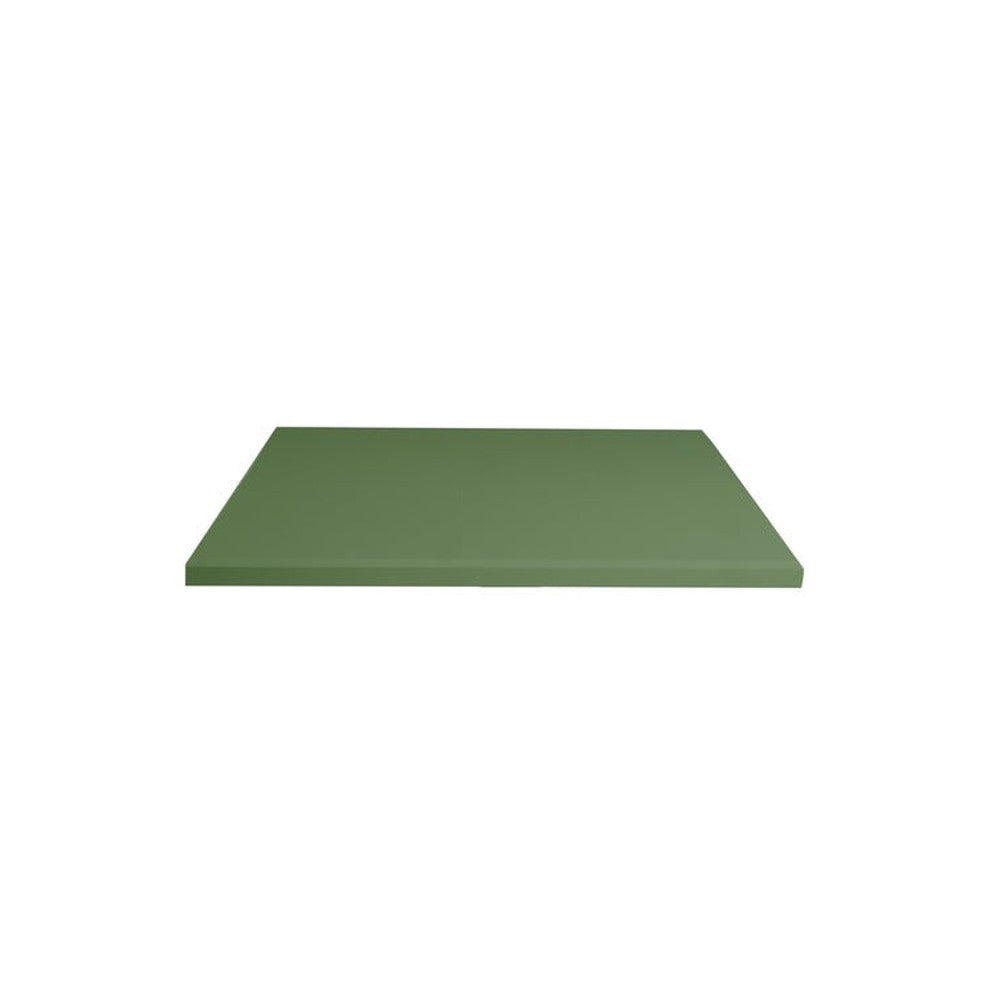 Olive Green Solid Color Powder Coated MDF Outdoor Table Tops