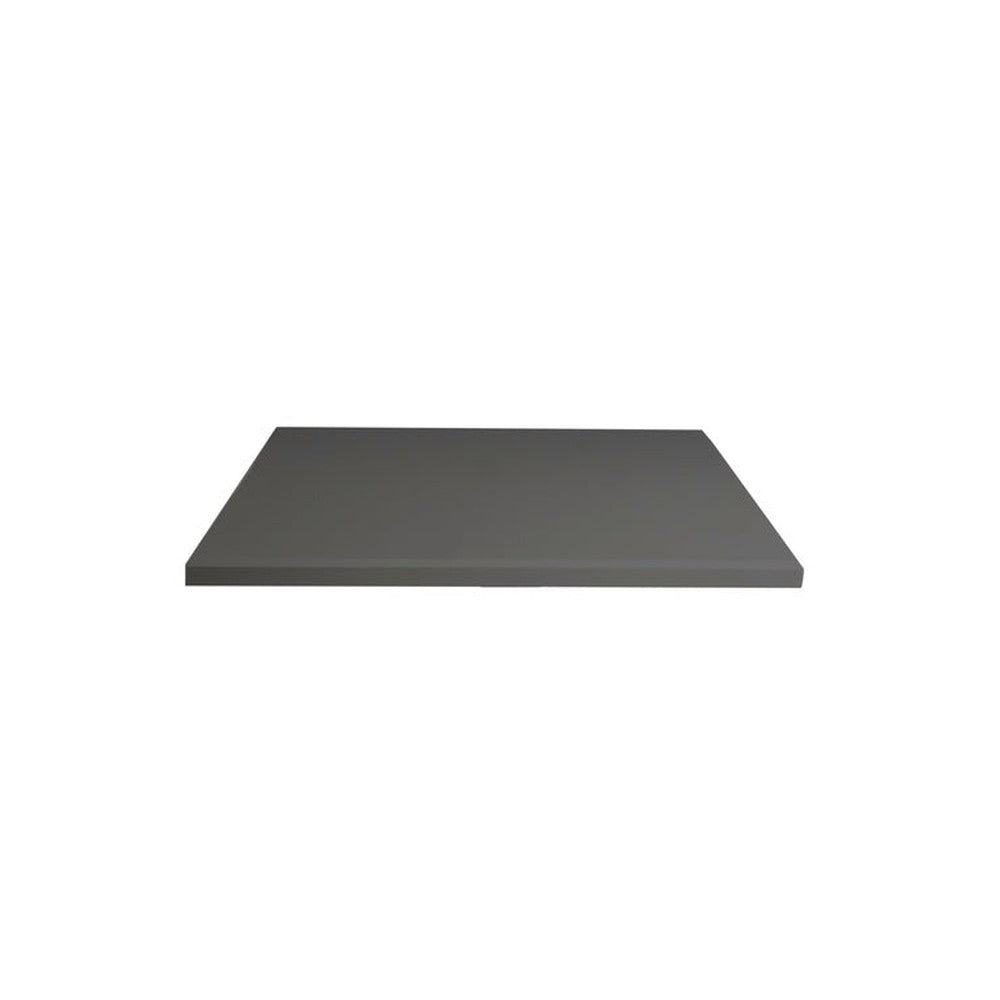 Storm Gray Solid Color Powder Coated MDF Outdoor Table Tops