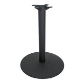 3000 Series Round Dome Black Cast Iron Table Bases