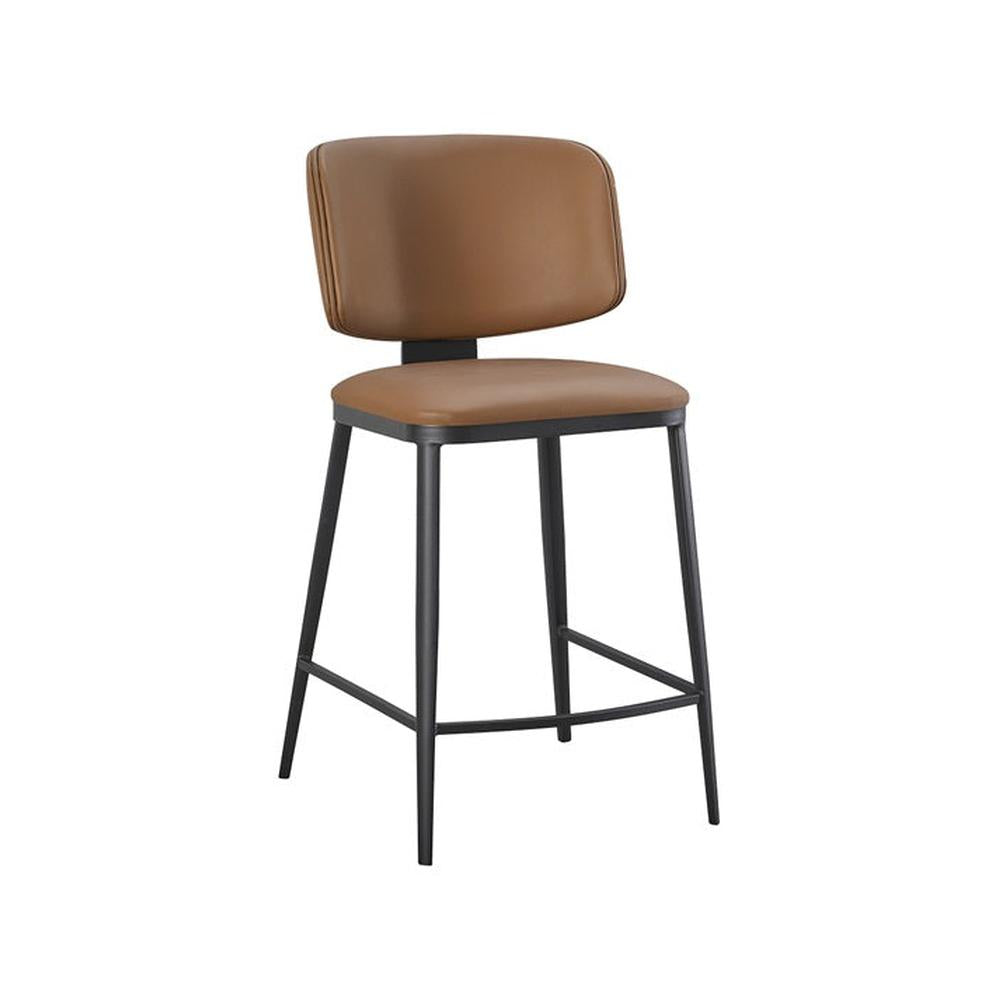 Contemporary Indoor Modern Metal Upholstered Bar Stool