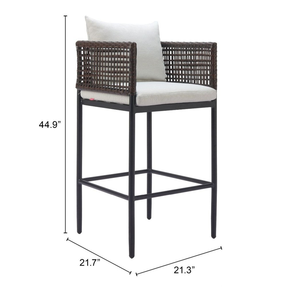 Palm Paradise Outdoor Barstool