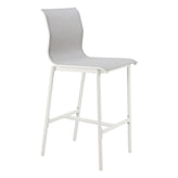 Naji Gray Metal Bar Stool