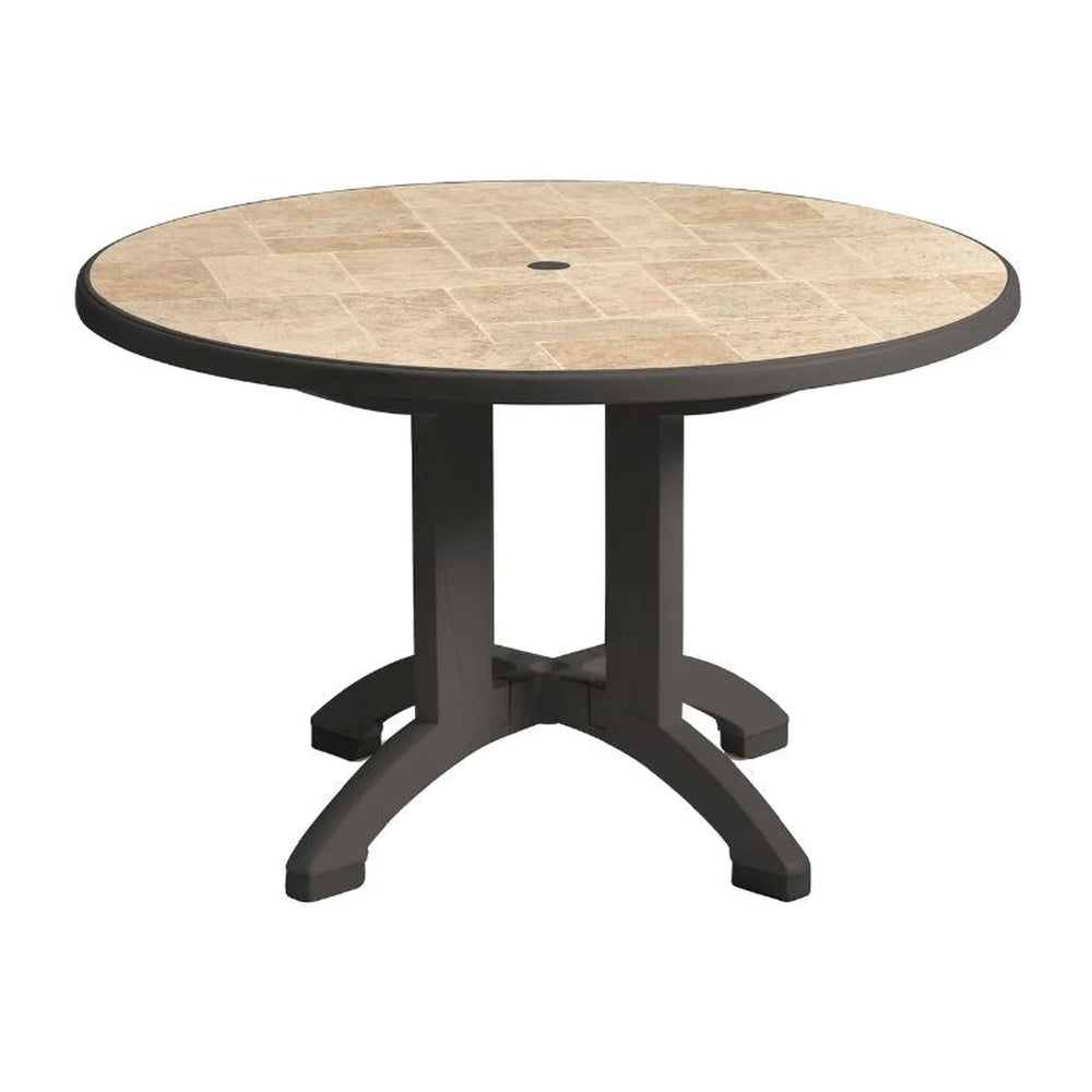 Aquaba 48" Resin Outdoor Round Table