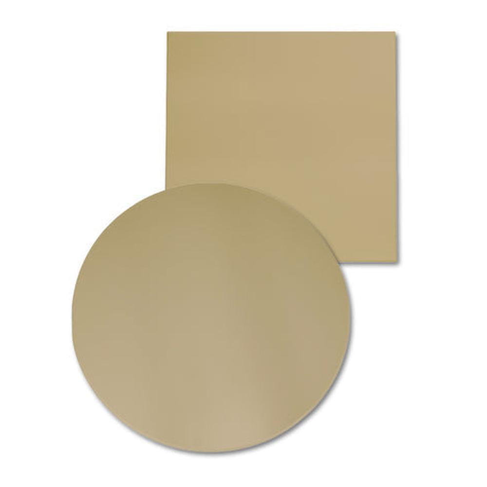 Beige Solid Color Powder Coated MDF Outdoor Table Tops