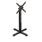 AUTO-ADJUST KX22 Flip Top Black Dining Height X Table Base