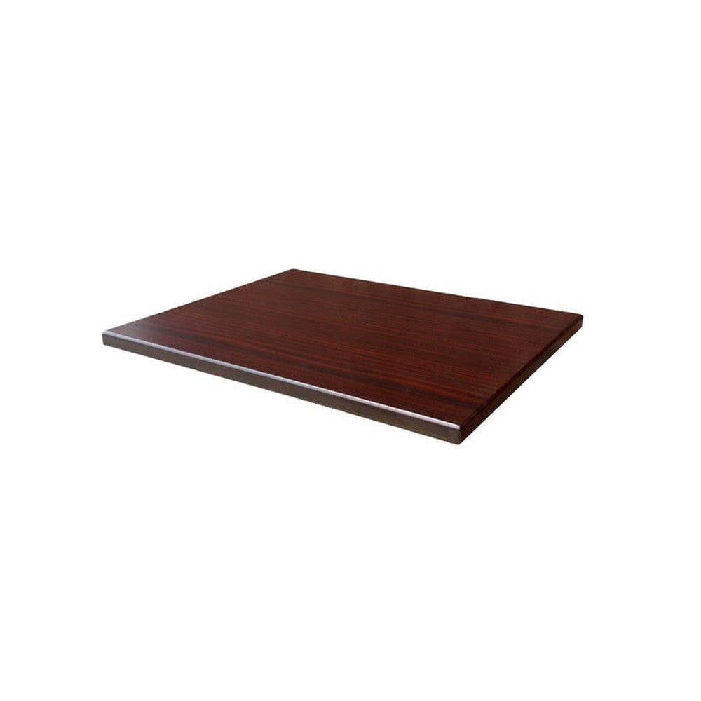 Cherry Wood Pattern Powder Coated MDF Outdoor Table Tops