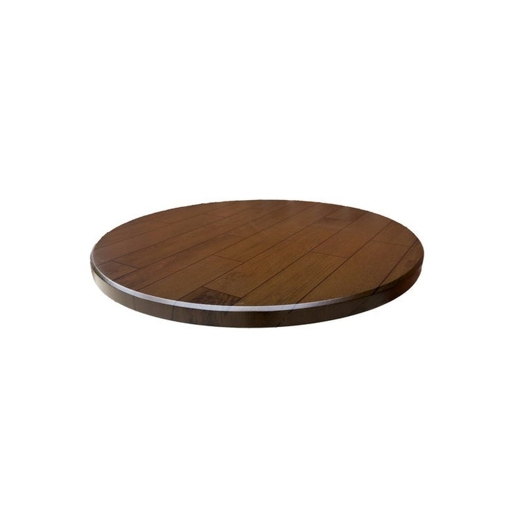 Standard Plank Wood Pattern Powder Coated MDF Outdoor Table Tops