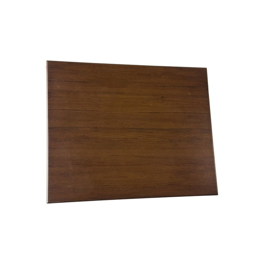 Standard Wood Pattern Powder Coated MDF Outdoor Table Tops