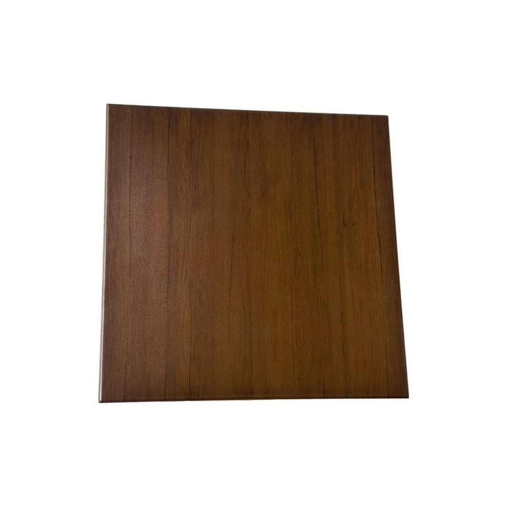 Standard Wood Pattern Powder Coated MDF Outdoor Table Tops