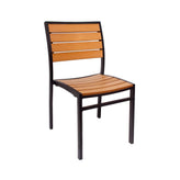 Outdoor Furniture Largo Side Chair - Black Frame