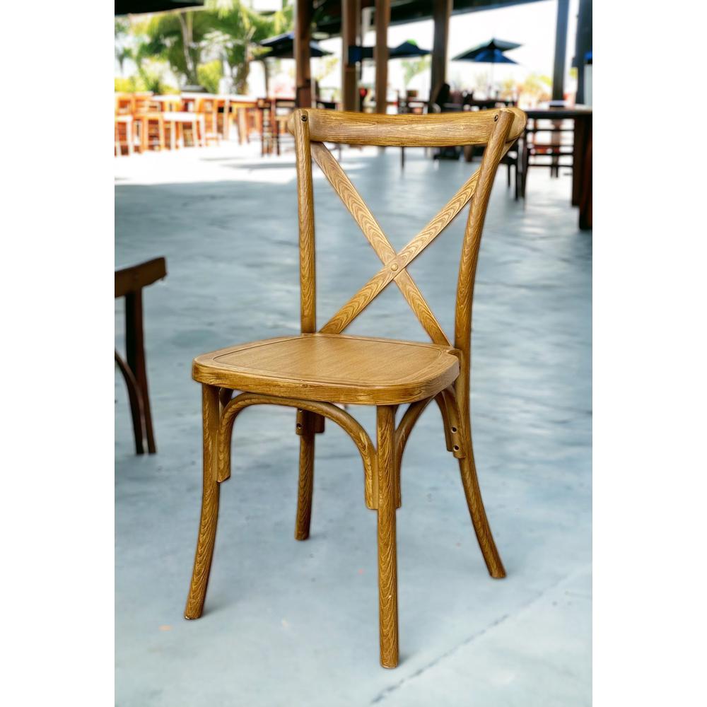 Durable Commercial Grade Stacking Plastic X-Back Chair