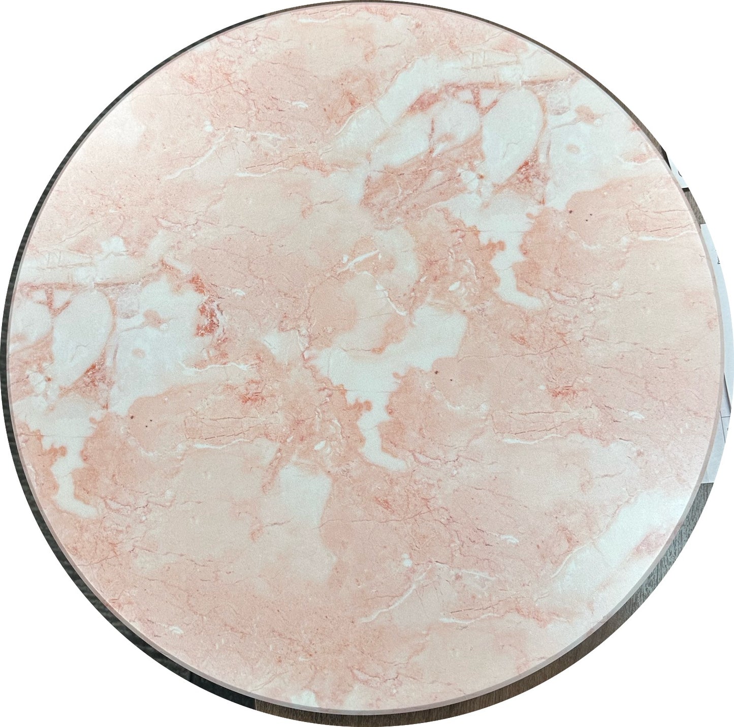 Pink Marble Pattern Powder Coated MDF Outdoor Table Tops