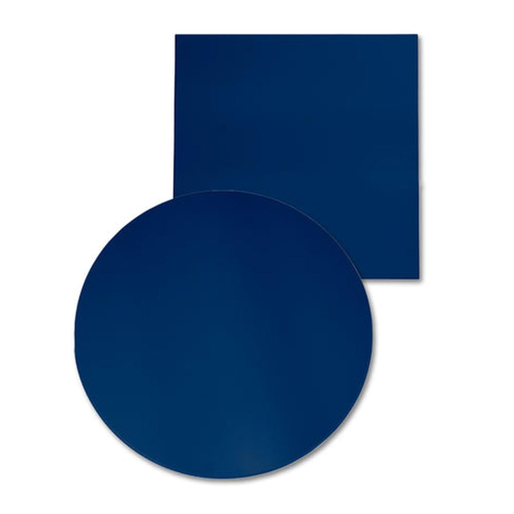 Royal Blue Solid Color Powder Coated MDF Outdoor Table Tops