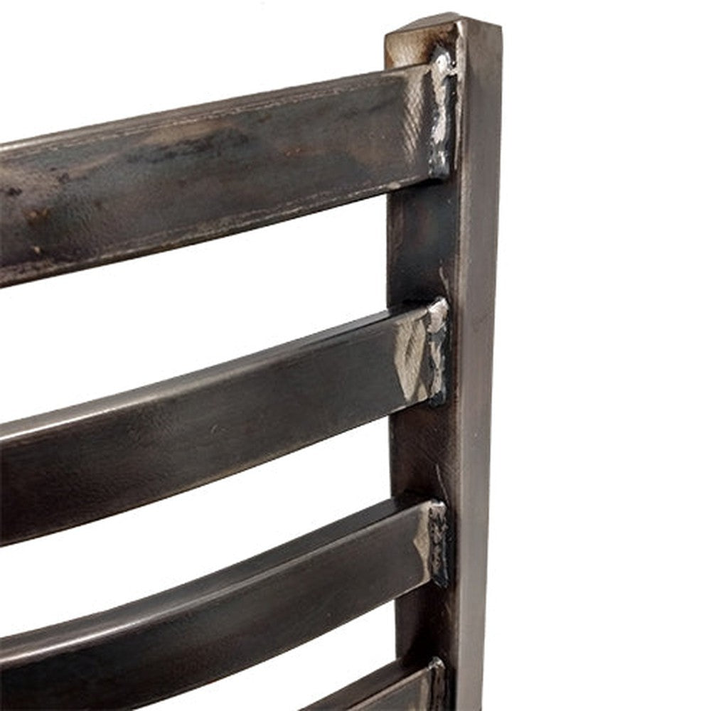 Rustic Metal Ladderback Chair