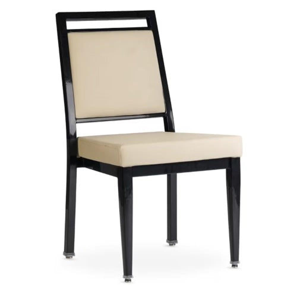 Atticus Steel Upholstered Dining Side Chair