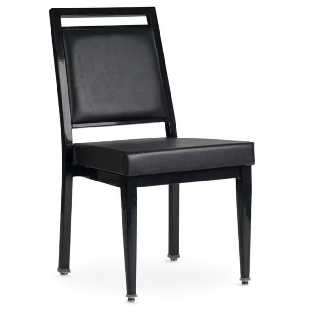 Atticus Steel Upholstered Dining Side Chair