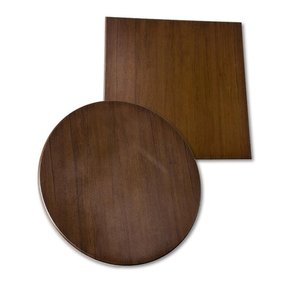 Standard Wood Pattern Powder Coated MDF Outdoor Table Tops