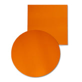 Tangerine Solid Color Powder Coated MDF Outdoor Table Tops