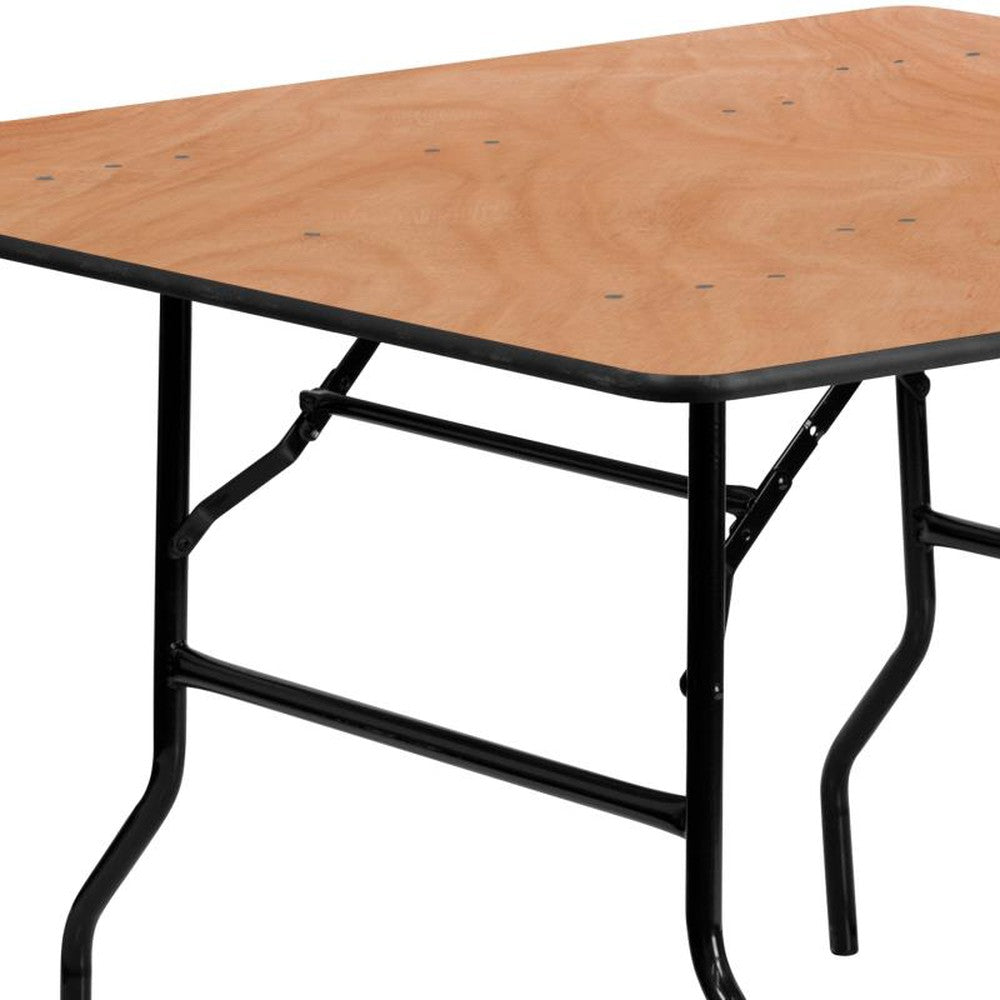 Square Wood Folding Banquet Table