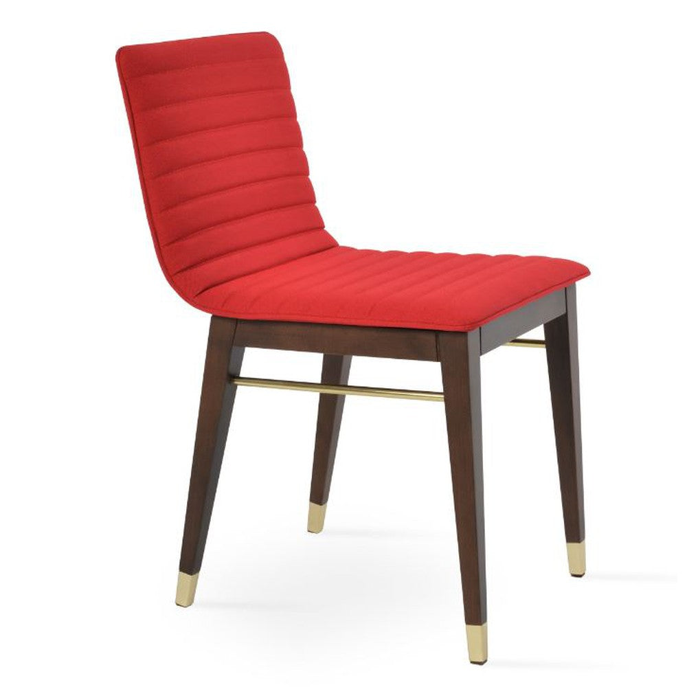 Corona Wood Fully Upholstered Dining Chair