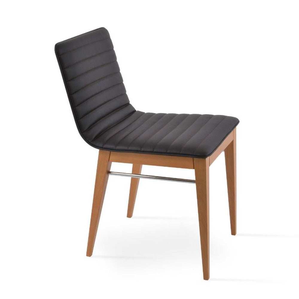 Corona Wood Fully Upholstered Dining Chair