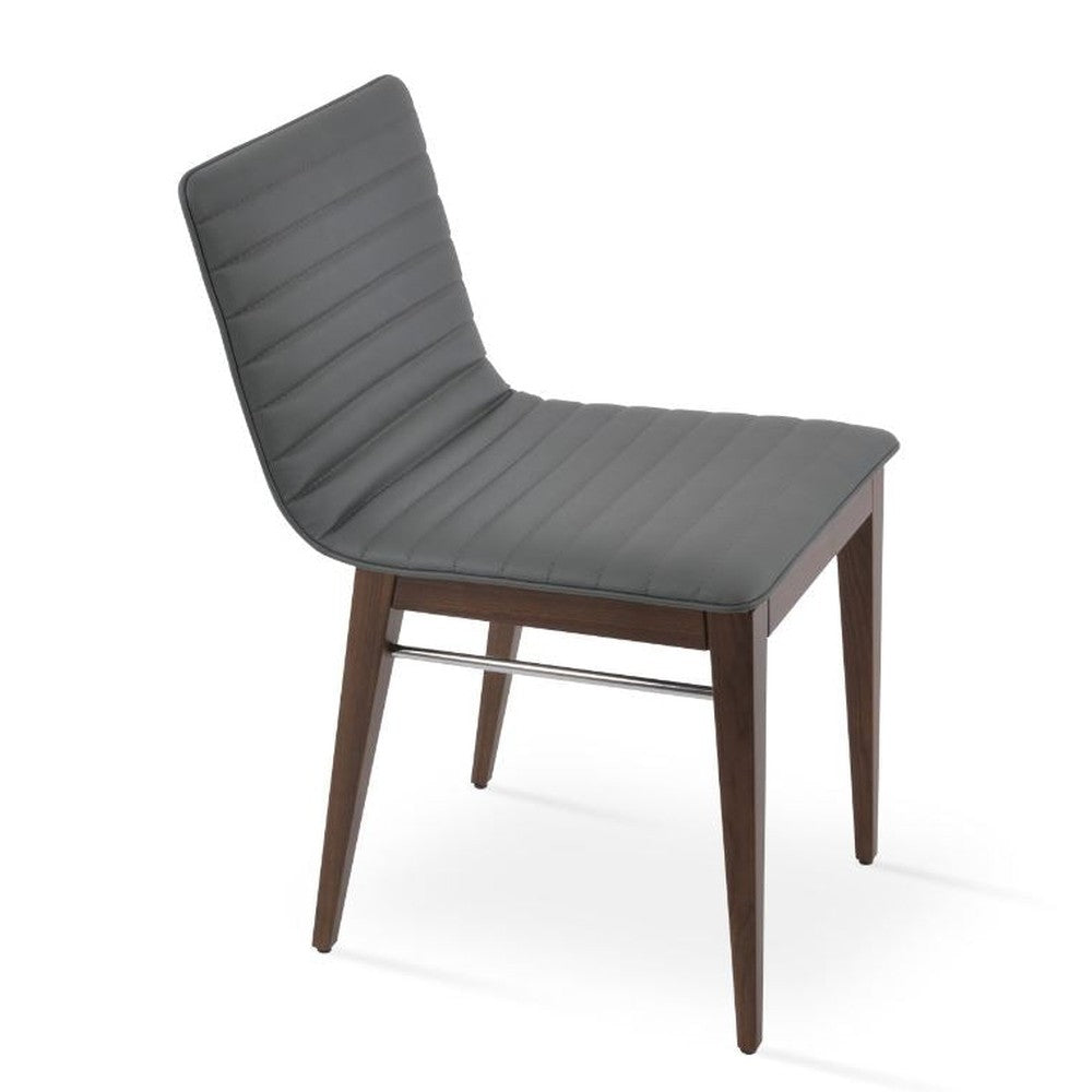 Corona Wood Fully Upholstered Dining Chair