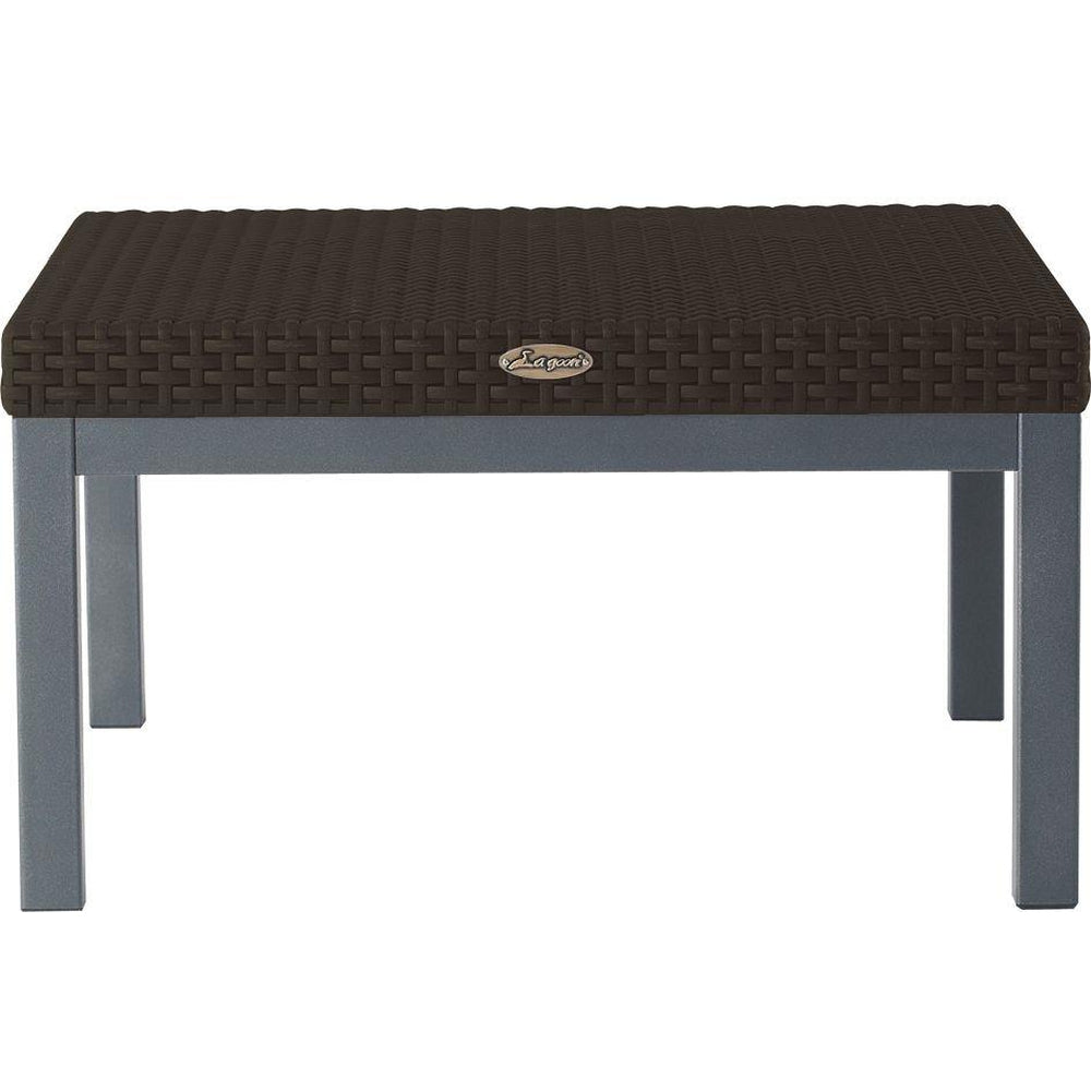 russ rattan stylish coffee table black