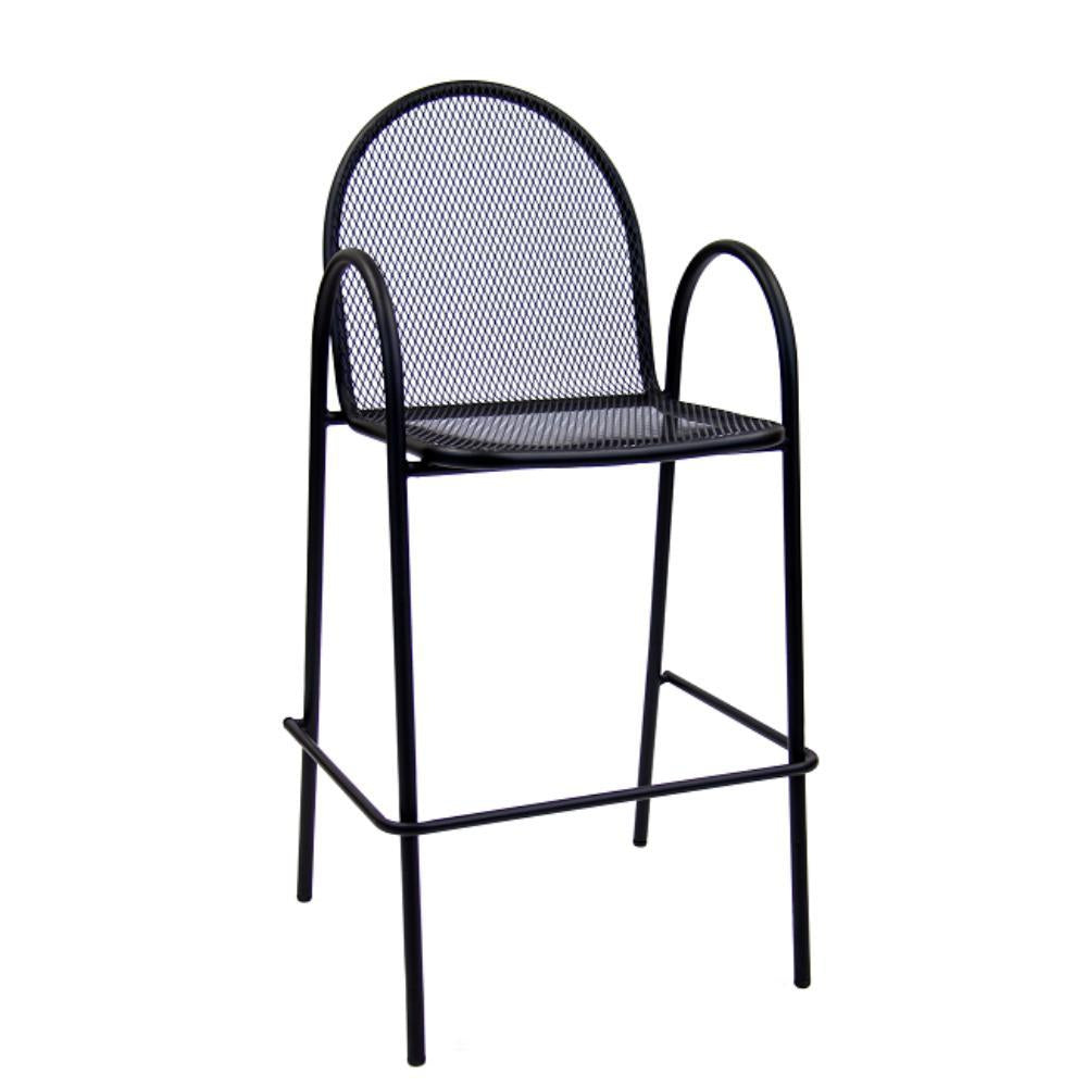 Outdoor iron bar discount stools