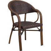 rattan bamboo aluminum chair 2